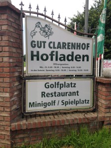 Eingang Gut Clarenhof